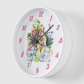 かわいい動物の壁時計 |かわいいギフトベビー 壁時計 (傾斜)