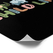 かわいい動物の子どものライフスペシャリスト遊のセラピーPed ポスター (角)