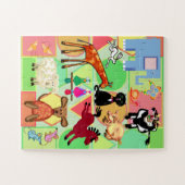 かわいい動物の子ども ジグソーパズル (横)