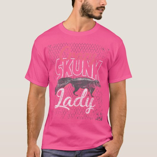 かわいい動物の恋人スカンク Tシャツ (正面)