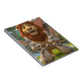 かわいい動物の新学期ノート ノートブック (右側)