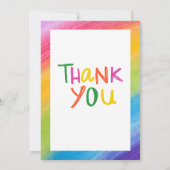 かわいい動物の最初の誕生日の招待 招待状 (裏面)