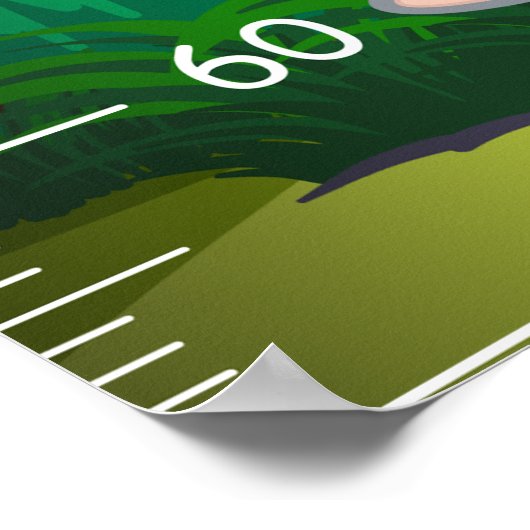 かわいい動物の森の成長図 ポスター (角)