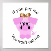 かわいい動物の権利活動家ポスター ポスター (正面)