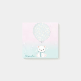 かわいい動物の水彩画 現代の学校 ポストイット