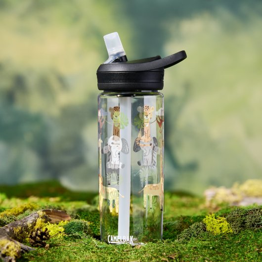 かわいい動物の水瓶。 ウォーターボトル (アウトドア)