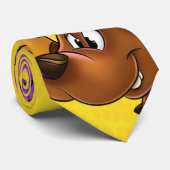 かわいい動物の漫画のタイ ネクタイ (ロール)