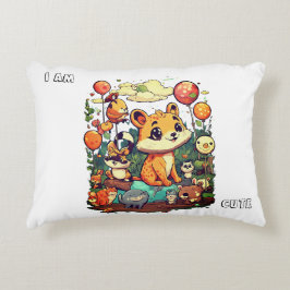かわいい動物の漫画の新しいデザイン私は可愛い アクセントクッション