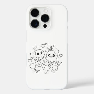 かわいい動物の漫画iPhone 16ケース iPhone 16 Proケース