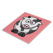 かわいい動物の牛 タイル (側面)