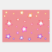 かわいい動物の着用顔マスク包装紙セット ラッピングペーパーシート (正面3)