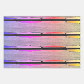 かわいい動物の着用顔マスク包装紙セット ラッピングペーパーシート (正面2)