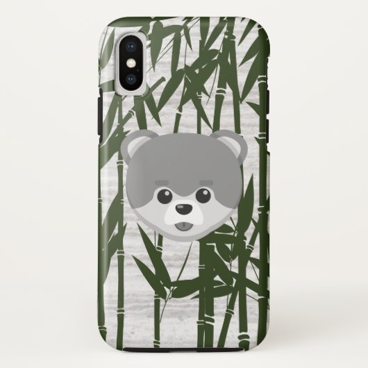 かわいい動物の竹大理石 Case-Mate iPhoneケース (裏面)