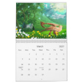かわいい動物の芸術のカレンダー2013年 カレンダー (3月 2027)