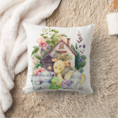 かわいい動物の装飾用クッション |かわいいギフトベビー クッション (ブランケット)