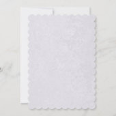 かわいい動物の親子をテーマにしたベビーシャワーの招待状 招待状 (裏面)