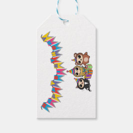 かわいい動物の誕生日ギフトタグ | 名入れ ギフトタグ