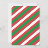 かわいい動物の誕生日パーティー 招待状 (裏面)