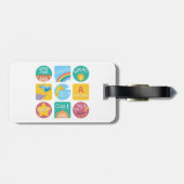 かわいい動物の賞品やる気を起こさせる教室ラベル ラゲッジタグ (裏面横)