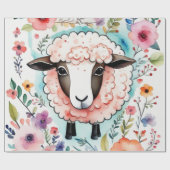 かわいい動物の贈り物アイディア包装紙 ラッピングペーパー (フラット)