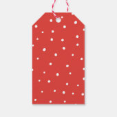 かわいい動物の赤ちゃんシャワーのお願い ギフトタグ (裏面)