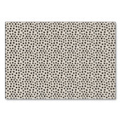 かわいい動物の赤ちゃんシャワー予約カードを持ってくる テーブルナンバー (裏面)