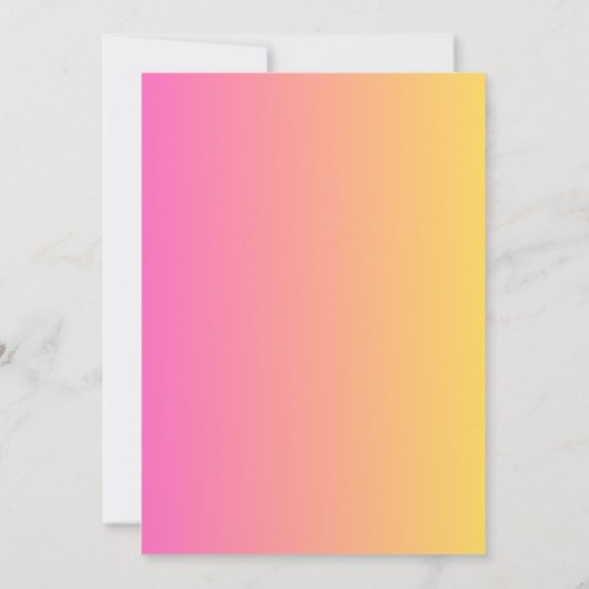 かわいい動物の赤ちゃん赤ちゃんシャワー 招待状 (裏面)