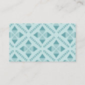 かわいい動物の青い狸の名刺 名刺 (裏面)