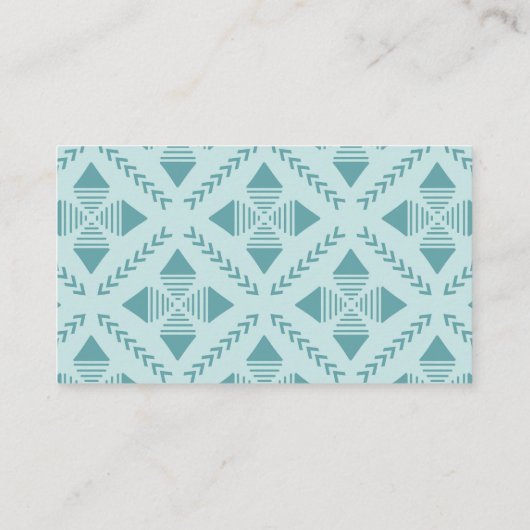 かわいい動物の青い狸の名刺 名刺 (裏面)