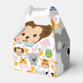 かわいい動物の顔 フェイバーボックス (裏面サイド)