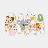 かわいい動物の顔 フェイバーボックス (折り畳みなし)