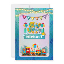 かわいい動物の願いを込めたハッピーバースデー列車