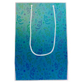 かわいい動物の願いを込めたハッピーバースデー列車 ミディアムペーパーバッグ (裏面)