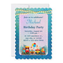 かわいい動物の願いを込めたハッピーバースデー列車