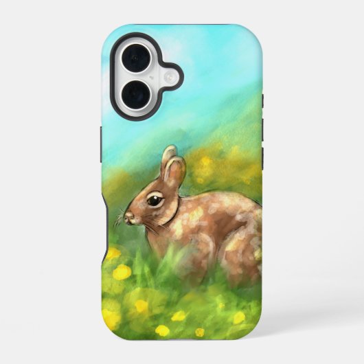 かわいい動物のiPhoneケース - 複数のサイズ iPhone 16ケース (裏面)
