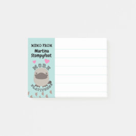 かわいい動物のplatypusの足跡のしゃれのポスト・イット ポストイット