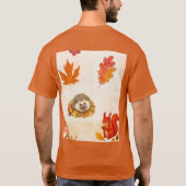 かわいい動物のTシャツ Tシャツ (裏面)