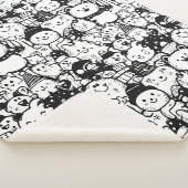 かわいい動物らくがきパターン (2) シェルパブランケット (3/4)