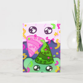 かわいい動物をテーマにした誕生日カード シーズンカード