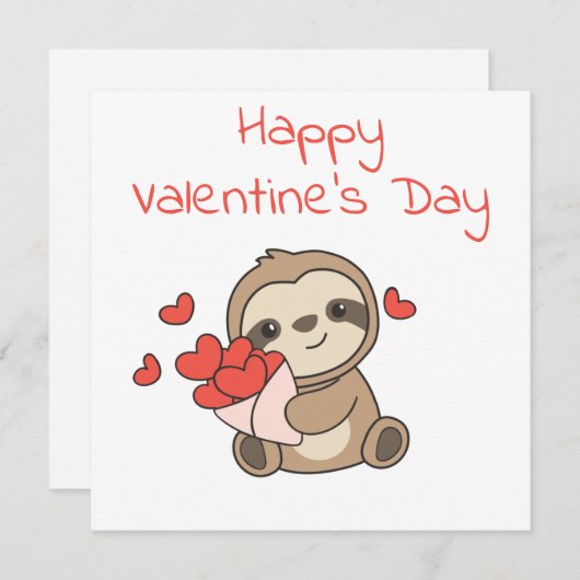 かわいい動物を動物と一緒にハートお気に入りのする シーズンカード (正面/裏面)