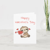 かわいい動物を動物と一緒にハートお気に入りのする シーズンカード (正面)