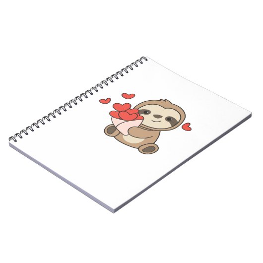 かわいい動物を動物と一緒にハートお気に入りのする ノートブック (左側)