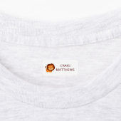 かわいい動物カスタムの名パーソナライズされた前服 ラベル (貼付)