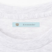 かわいい動物カスタムの学生名 ラベル (貼付)