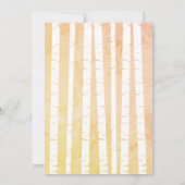 かわいい動物ジェンダーニュートラル誕生日招待状 招待状 (裏面)