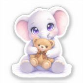 かわいい動物ステッカー シール (正面)