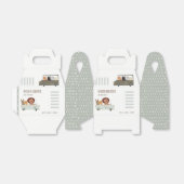 かわいい動物ズインザカーシティロード子供の誕生日 フェイバーボックス (折り畳みなし)