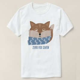 かわいい動物ゼロ与えキツネTシャツ Tシャツ