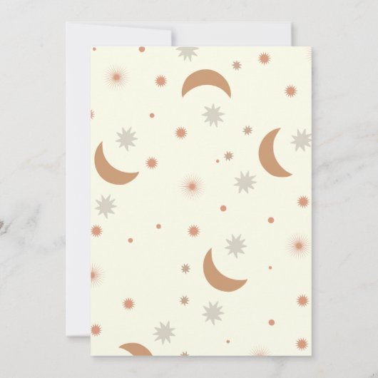 かわいい動物テーマファースト誕生日招待状 招待状 (裏面)