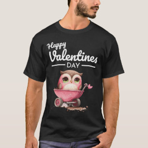 かわいい動物ハートパンダハッピーバレンタインデー16 Tシャツ